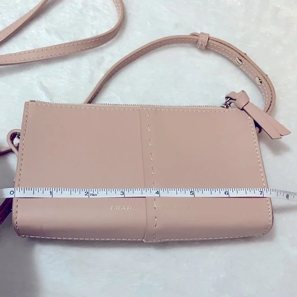 Frame les second mini crossbody pink purse leather made in Italy! Like new!! - Picture 14 of 16
